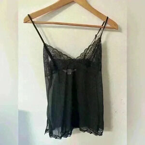 Victoria's Secret Lace Lingerie women's size medium black/ slip dress medium